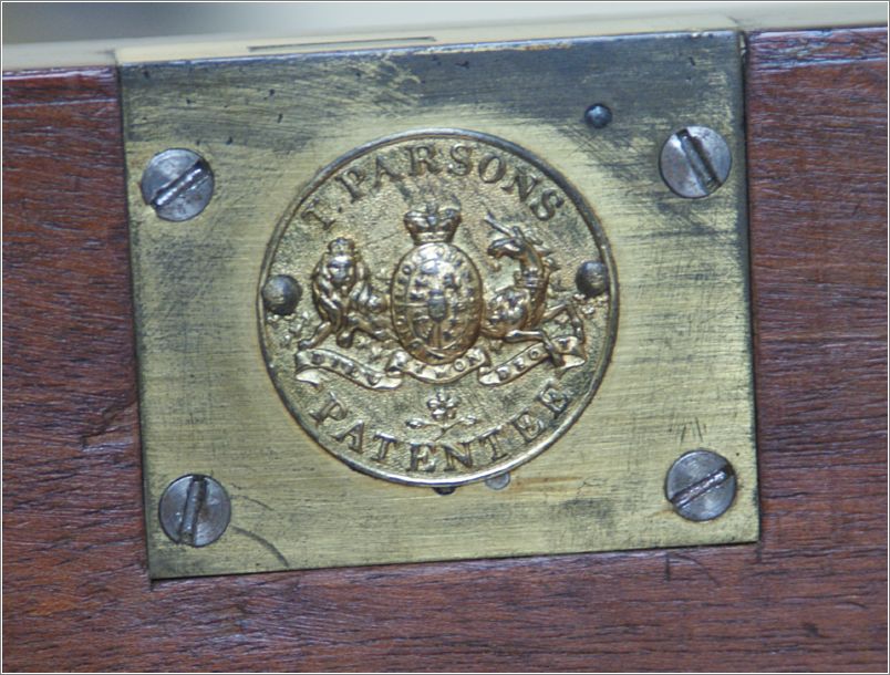 3040 T Parsons Patent Lock - Made by J Duce c 1832